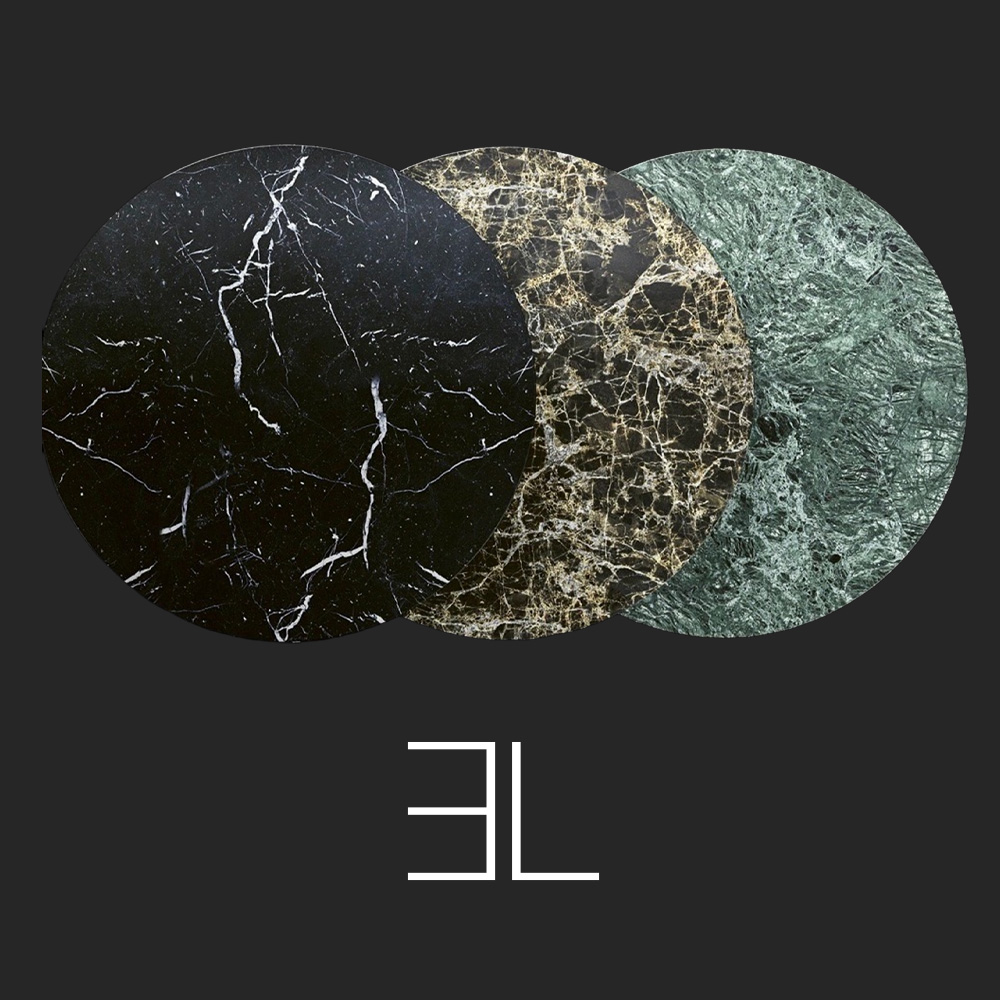 Occhio Edizione lusso premium surfaces marble and leather