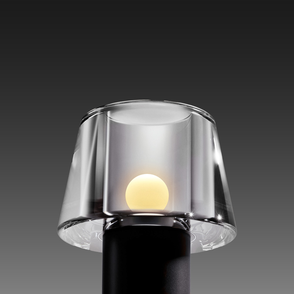 Occhio Era Design cordless lumonaire battery light glas