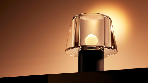 Occhio Era Design cordless lumonaire battery light glas