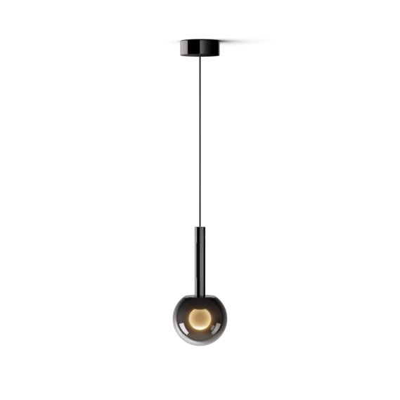 Occhio Leuchte in dark chrome