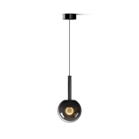 Occhio Leuchte in dark chrome