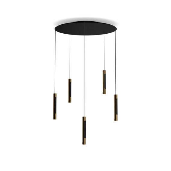 Luminaire in gold