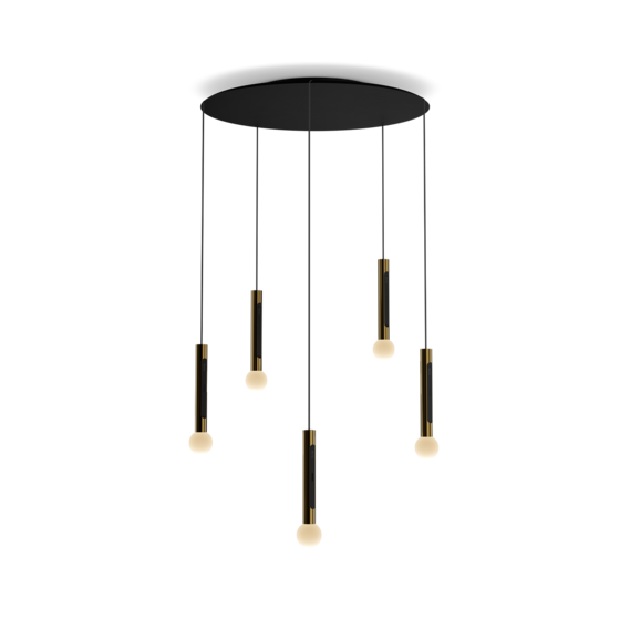 Luminaire in gold