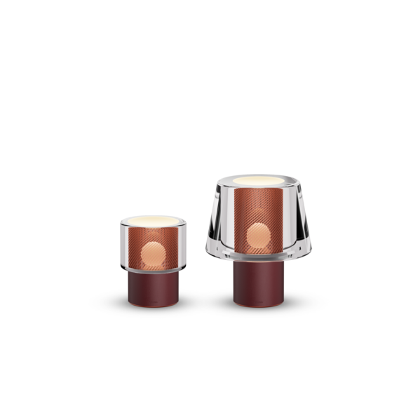 Luminaire in rosso rose gold